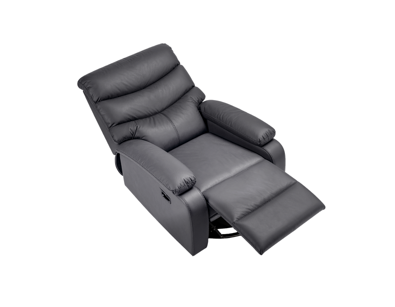 (Free Installation) 2FT Fabric/TPU Recliner Sofa 1 Seater Recliner Grey Clay Brown Blue Cream-530/533/529
