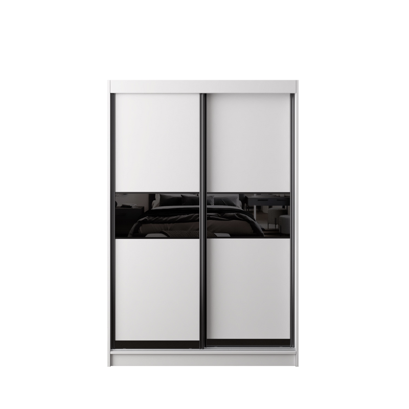 HomeZ 4FTx6FT Sliding Anti Jump Wardrobe Storage Cabinet - 6005/6015/6025/6045