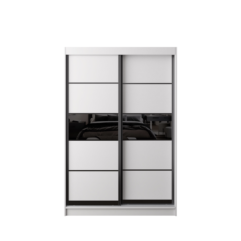 HomeZ 4FTx6FT Sliding Anti Jump Wardrobe Storage Cabinet - 6005/6015/6025/6045