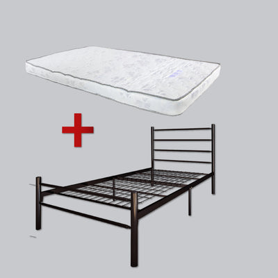 [COMBO Bedframe+Mattress]- Day Bed/Trundle/Pull Out/Single/Metal Bedframe + Purefoam Mattress-3FT