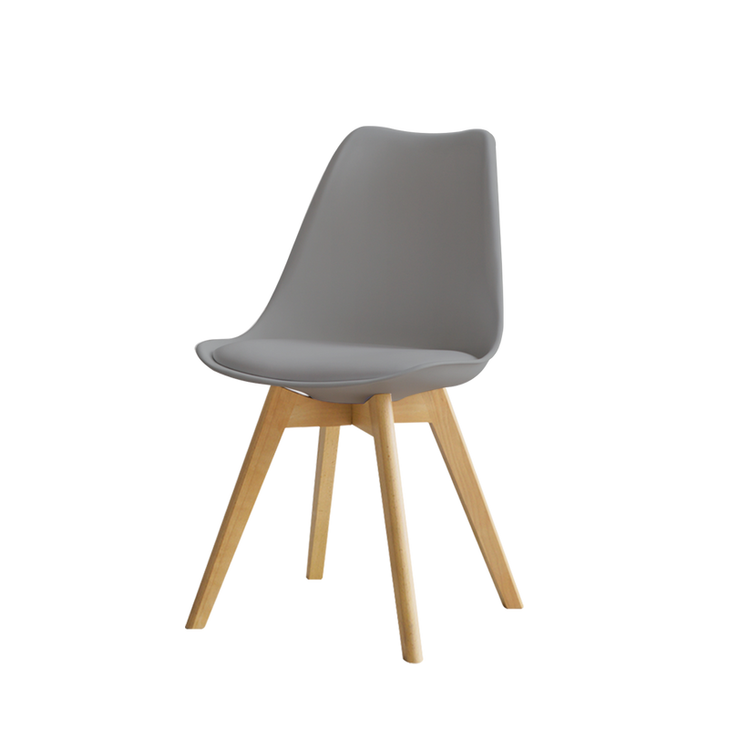 Eames Lounge Chair Dining / Office Chair c/w Dowel Wood Eiffel Legs - HMZ-DC-A304B/A404B