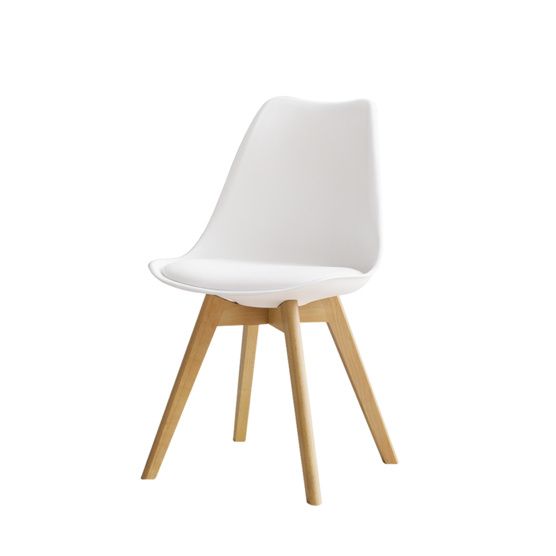 Eames Lounge Chair Dining / Office Chair c/w Dowel Wood Eiffel Legs - HMZ-DC-A304B/A404B