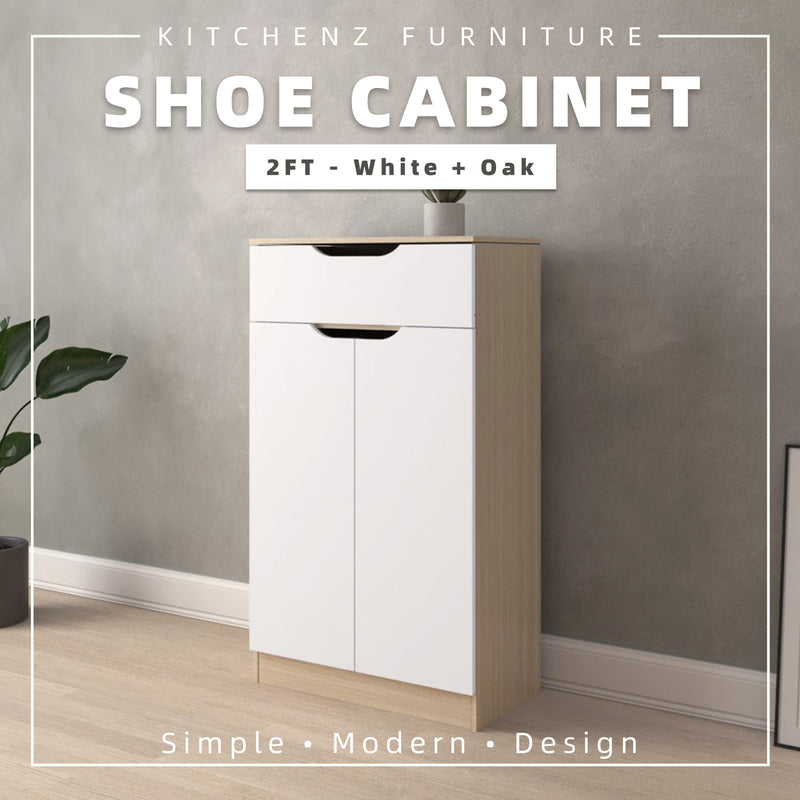 HomeZ Wooden Shoe Cabinet Multi-layer Multipurpose Storage with Door - L3723