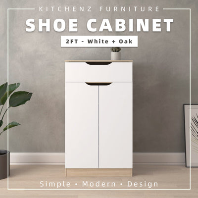 HomeZ Wooden Shoe Cabinet Multi-layer Multipurpose Storage with Door - L3723
