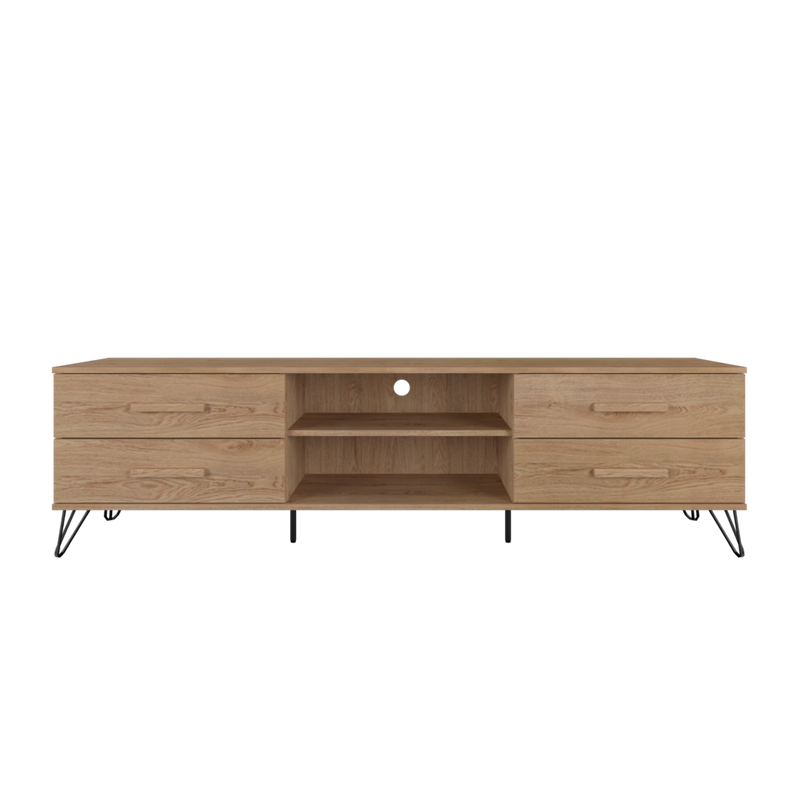 Homez Chester Series 6Ft Tv Cabinet Tv Console - C2200-OAK