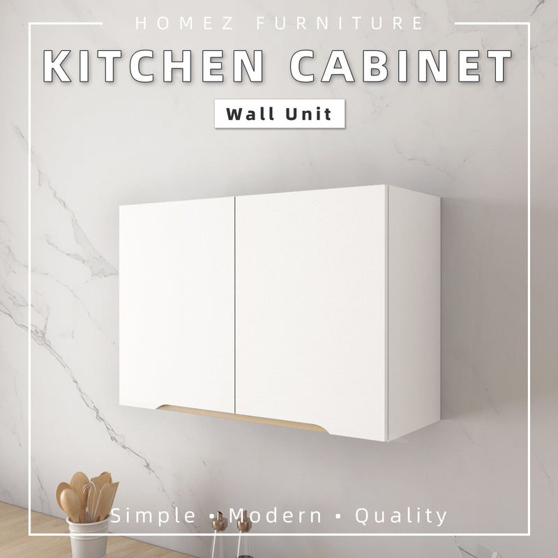 2.6FT Sinowa Series Full Melamine Kitchen Cabinet Wall Unit / Kitchen Storage-HMZ-KWC-M6115-WT