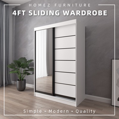 HomeZ 4FTx6FT Sliding Wardrobe Drawer Combination Lock Storage - 6005/6015/6025/6045-LOCK