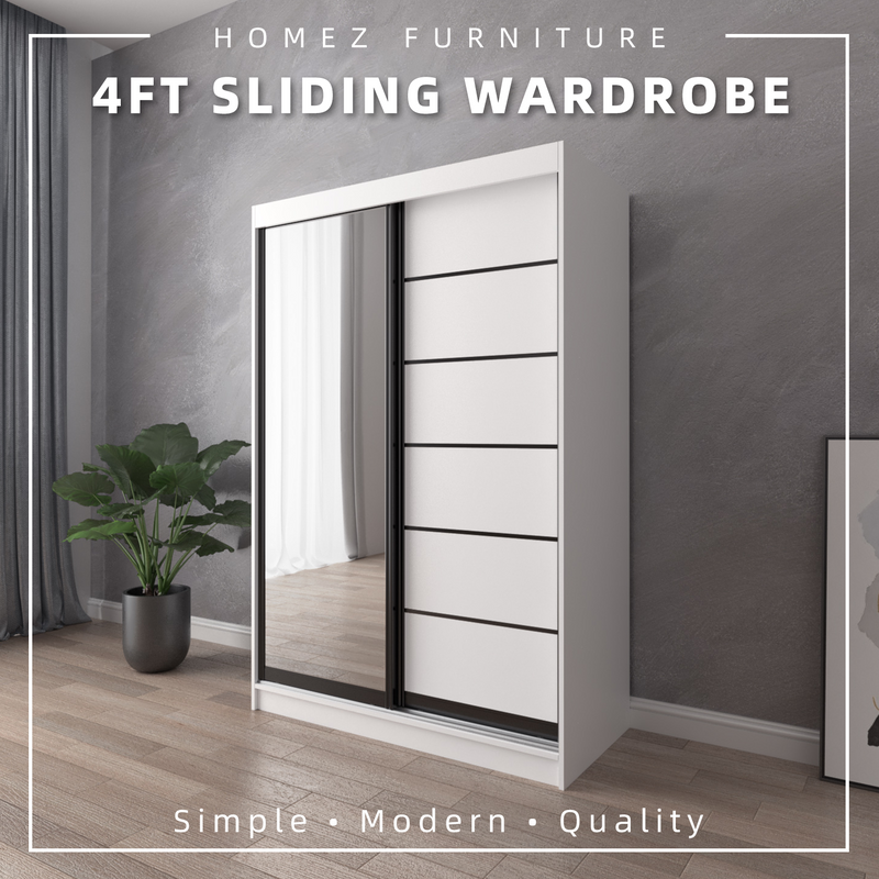 HomeZ 4FTx6FT Sliding Wardrobe Drawer Combination Lock Storage - 6005/6015/6025/6045-LOCK