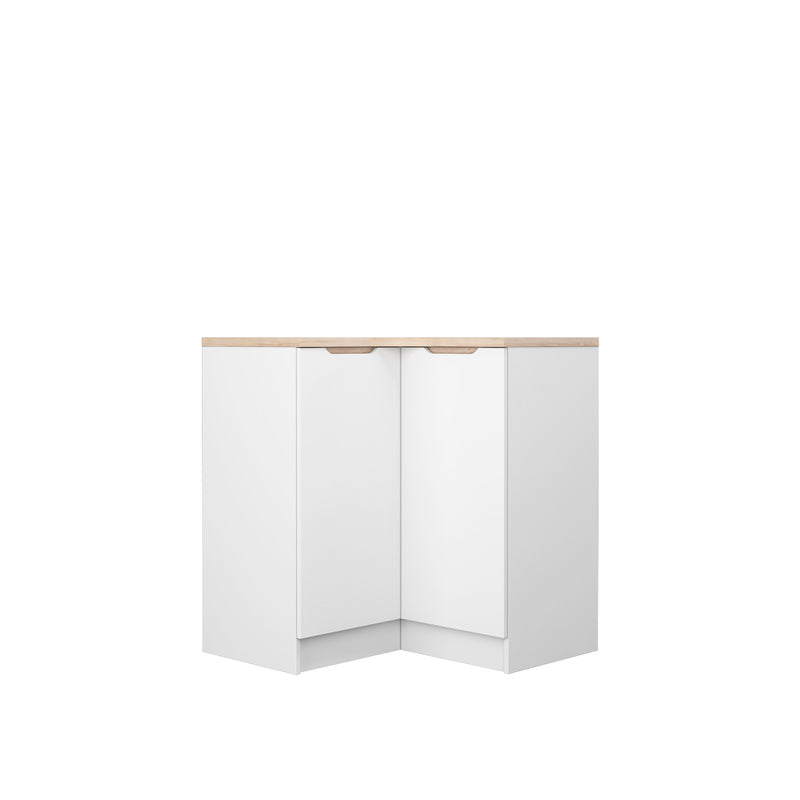 Sinowa Pro Series Base Kitchen Corner Cabinet Full Melamine Soft Close - HMZ-KBC-M9219
