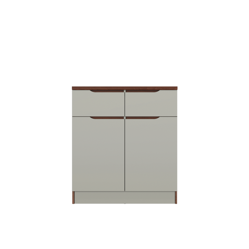 2.6FT Cedar Series Full Melamine Base Unit Kitchen Cabinet with Soft Close Door - M9385-FW+CR