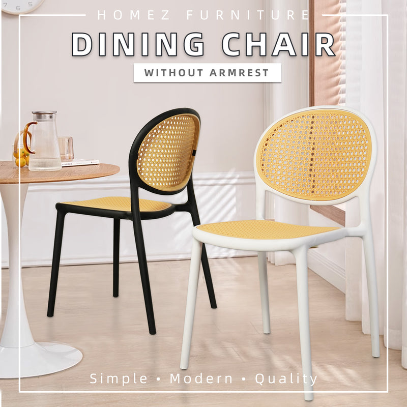 1PC / 2PCS / 4PCS Dining Chair with / without armrest White Black -DC41/DC42