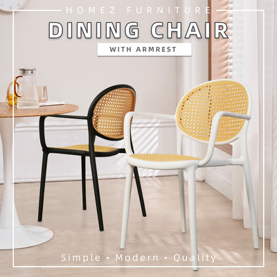 1PC / 2PCS / 4PCS Dining Chair with / without armrest White Black -DC41/DC42