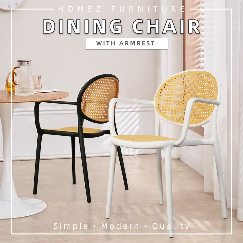 1PC / 2PCS / 4PCS Dining Chair with / without armrest White Black -DC41/DC42
