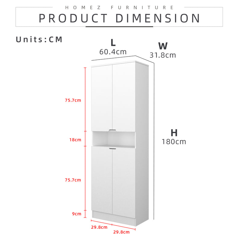Shoe Cabinet With 2 Door/4 Door Open Storage-3009/3905/3725