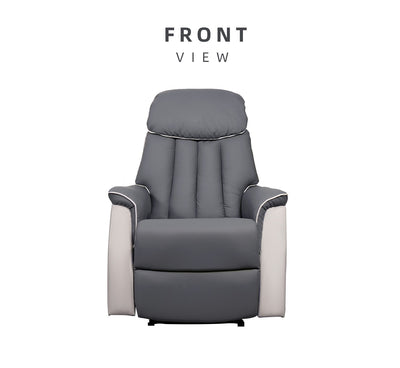 (Free Installation) 1 Seater Sofa Pet Friendly TPU Fabric Recliner Sofa Bed Leisure Sofa Chair - 545