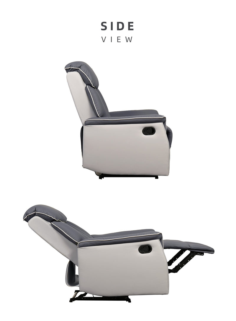 (Free Installation) 1 Seater Sofa Pet Friendly TPU Fabric Recliner Sofa Bed Leisure Sofa Chair - 545