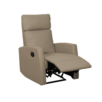 (Free Installation) 2FT Fabric/TPU Recliner Sofa 1 Seater Recliner Grey Clay Brown Blue Cream-530/533