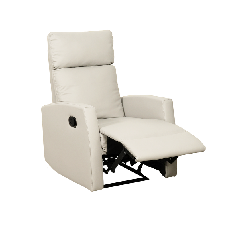 (Free Installation) 2FT Fabric/TPU Recliner Sofa 1 Seater Recliner Grey Clay Brown Blue Cream-530/533