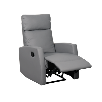 (Free Installation) 2FT Fabric/TPU Recliner Sofa 1 Seater Recliner Grey Clay Brown Blue Cream-530/533
