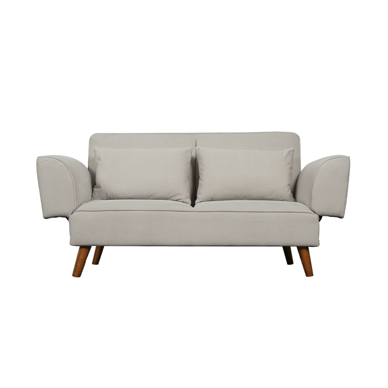 5FT 2 Seater Pet Friendly Sofa Bed Adjustable Backrest and Armrest Cat Claw TPU Fabric