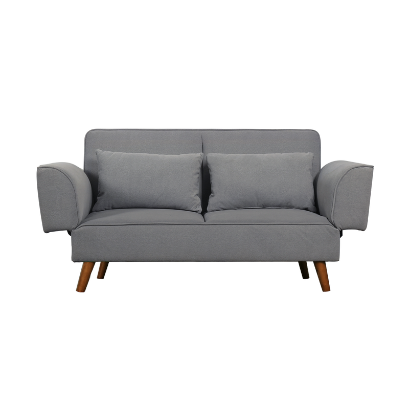 5FT 2 Seater Pet Friendly Sofa Bed Adjustable Backrest and Armrest Cat Claw TPU Fabric