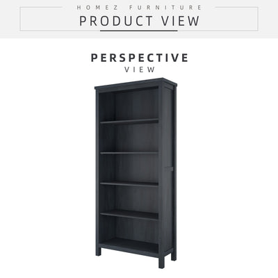 (Self-assembly) 3FT Akara Series Display Cabinet with Plastic Wood Leg  - HMZ-FN-DC-A1960-DG