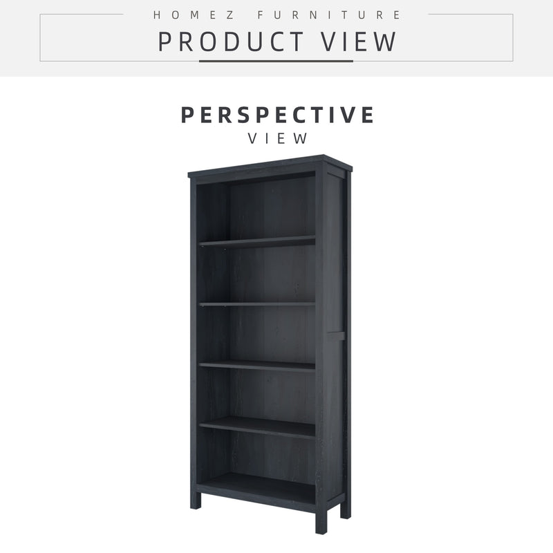 (Self-assembly) 3FT Akara Series Display Cabinet with Plastic Wood Leg  - HMZ-FN-DC-A1960-DG
