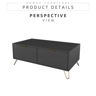 (Self-assembly) 4FT Stellate Series Coffee Table Modernist Design - HMZ-FN-CT-1100-DGY