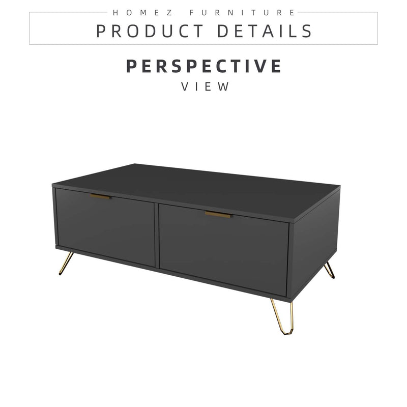 (Self-assembly) 4FT Stellate Series Coffee Table Modernist Design - HMZ-FN-CT-1100-DGY