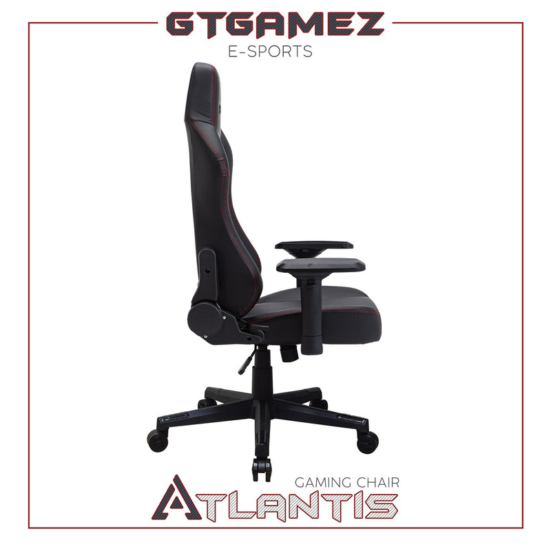GTGAMEZ Atlantis Gaming Chair Racing Video Game Chair with Ergonomic Backrest and Seat Height Adjustment