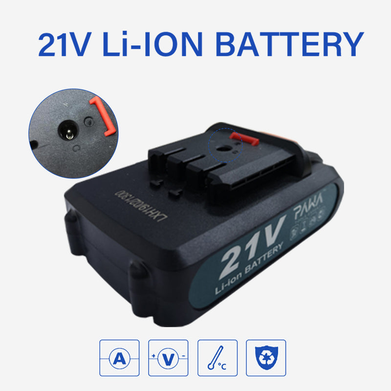 PAWA Tools 16.8V & 21V Li-ion Cordless Rechargeable Electric Power Tool Impact Drill (With Easy Carry Plastic Case)