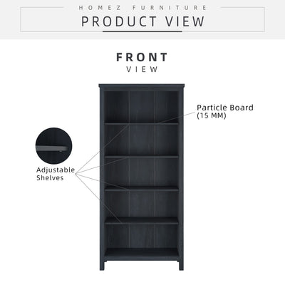 (Self-assembly) 3FT Akara Series Display Cabinet with Plastic Wood Leg  - HMZ-FN-DC-A1960-DG