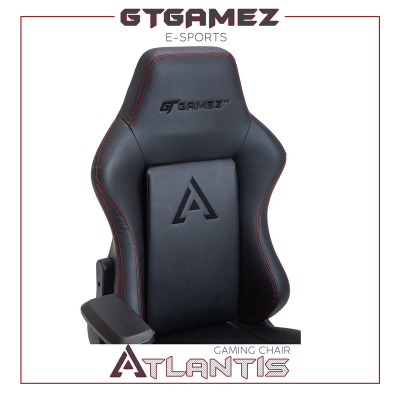 GTGAMEZ Atlantis Gaming Chair Racing Video Game Chair with Ergonomic Backrest and Seat Height Adjustment