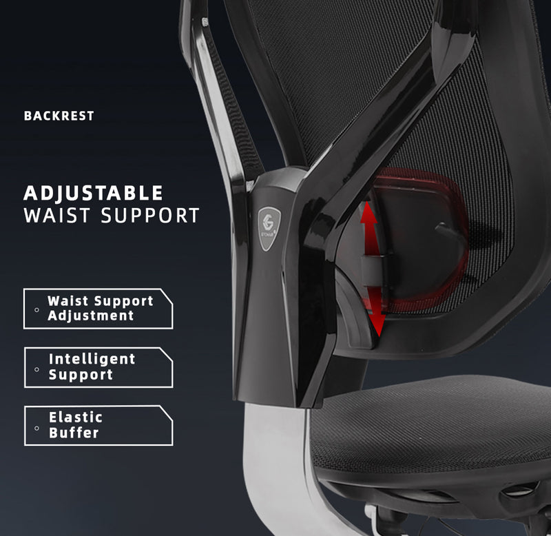 (Free Installation) GTChair VIDA-V7-X / Y Frame Ergonomic Office Chair / Gaming Chair with Adjustment - GTC-GC-V7X-BK-MH