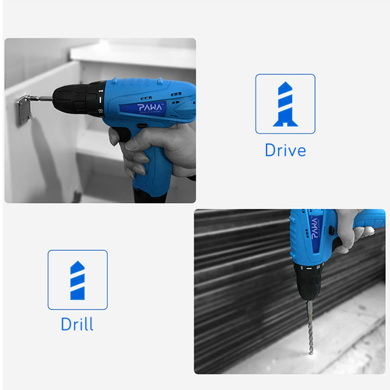 PAWA Tools 12V Li-ion Cordless Rechargeable Electric Power Tool Drill MKL-12VD-1L
