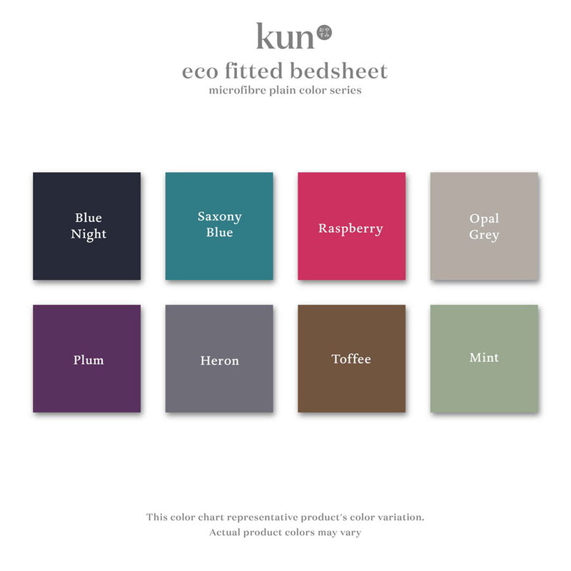 KUN 8 Colors Premium Fitted Bed Sheet Series 1 (Single / Super Single / Queen / King)