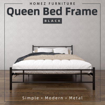 3V Powder Coat Metal Queen Size Bed Frame - ED902F
