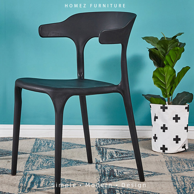 Designer Dining Chair with Comfort Arm Rest & Back Rest - HMZ-DC-A363