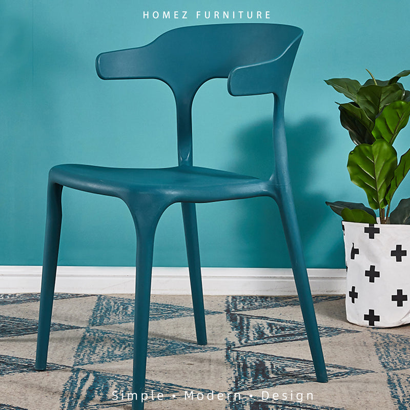 Designer Dining Chair with Comfort Arm Rest & Back Rest - HMZ-DC-A363
