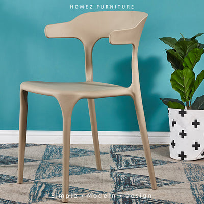 Designer Dining Chair with Comfort Arm Rest & Back Rest - HMZ-DC-A363