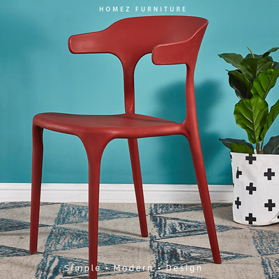 Designer Dining Chair with Comfort Arm Rest & Back Rest - HMZ-DC-A363