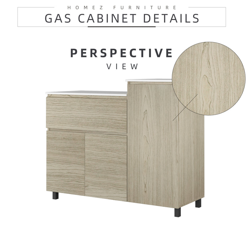 Gas Cabinet Kitchen Cabinet Storage Cabinet Drawer Solid Surface Table Top - HMZ-FN-GC-6121