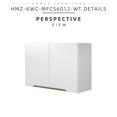 (Self-assembly) Situra Series Kitchen Cabinets Wall Unit Kitchen Storage - MFCS6012-WT