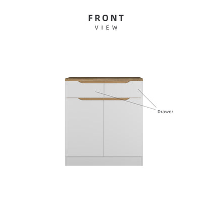 (Self-assembly) Situra Series Kitchen Cabinets Base Unit Kitchen Storage - MFCS9080-WT