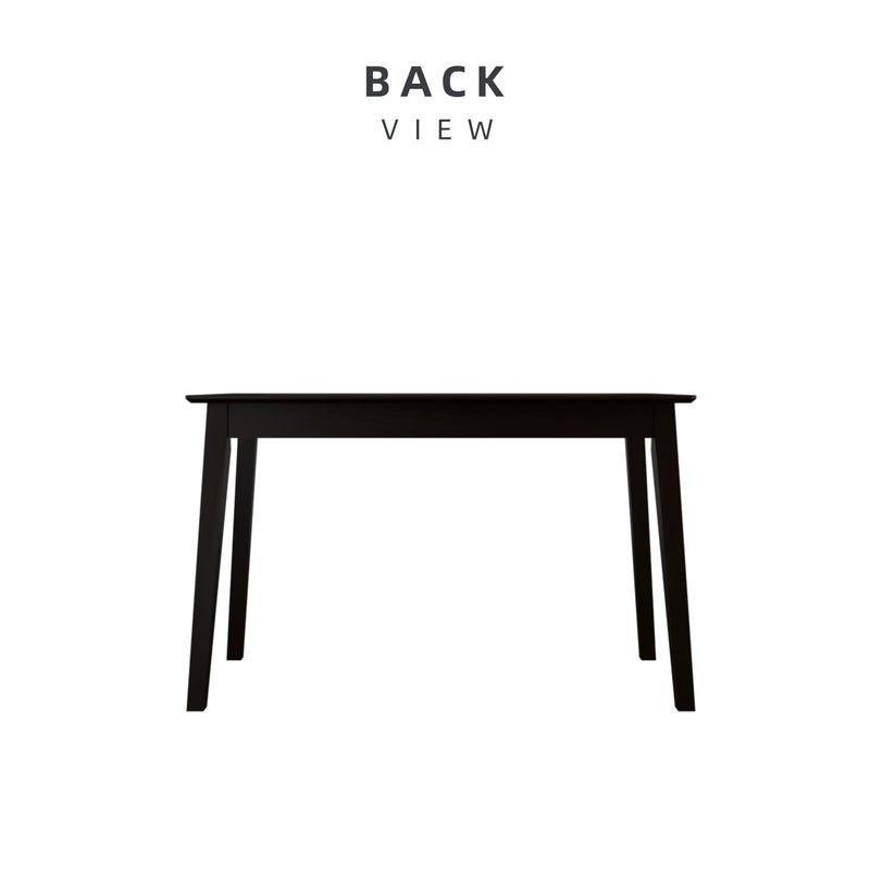 (Self-assembly) 4FT Modern Solid Rubber Wood Writing Desk/ Office Desks-SSH-FN-62099-WT