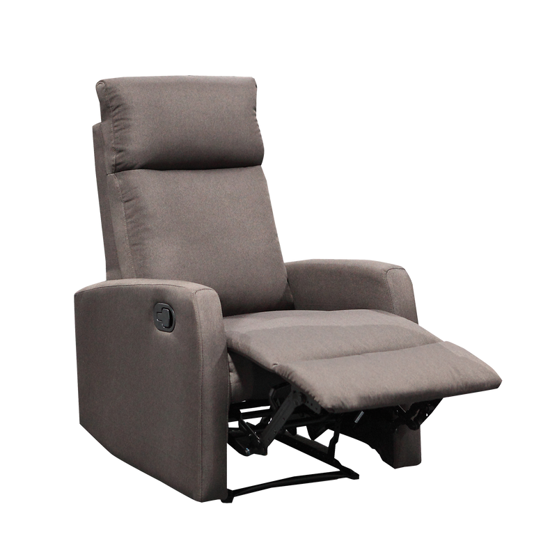 (Free Installation) 2FT Fabric/TPU Recliner Sofa 1 Seater Recliner Grey Clay Brown Blue Cream-530/533