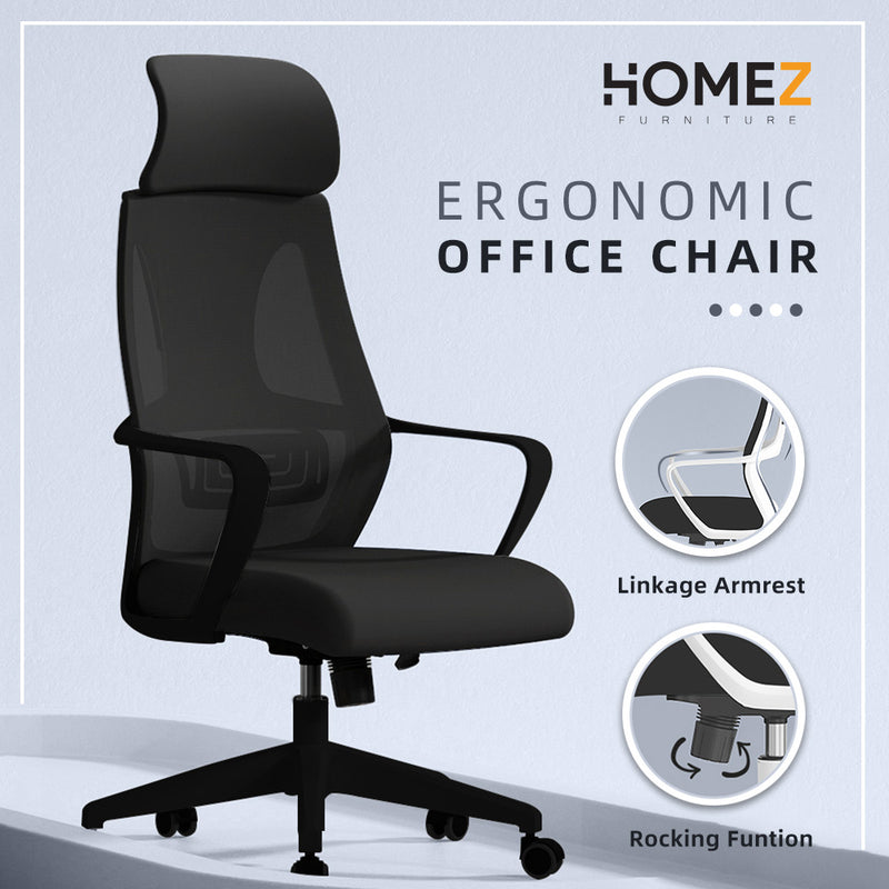High Back Mesh Office Chair with Ergonomic Design - OC-HB-9010