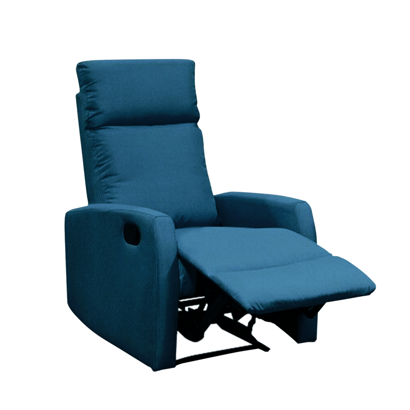 (Free Installation) 2FT Fabric/TPU Recliner Sofa 1 Seater Recliner Grey Clay Brown Blue Cream-530/533