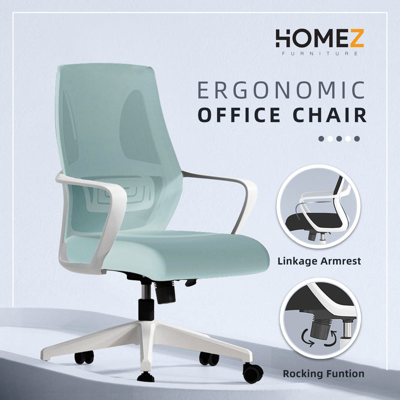 (Self-assembly) Mesh Office Chair with Ergonomic Design - OC-MB-9011