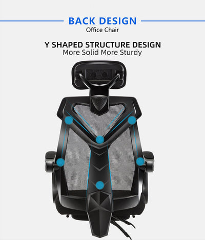 High Back Mesh Office Chair with Ergonomic Design & Chrome Leg - GMZ-GC-YG-230